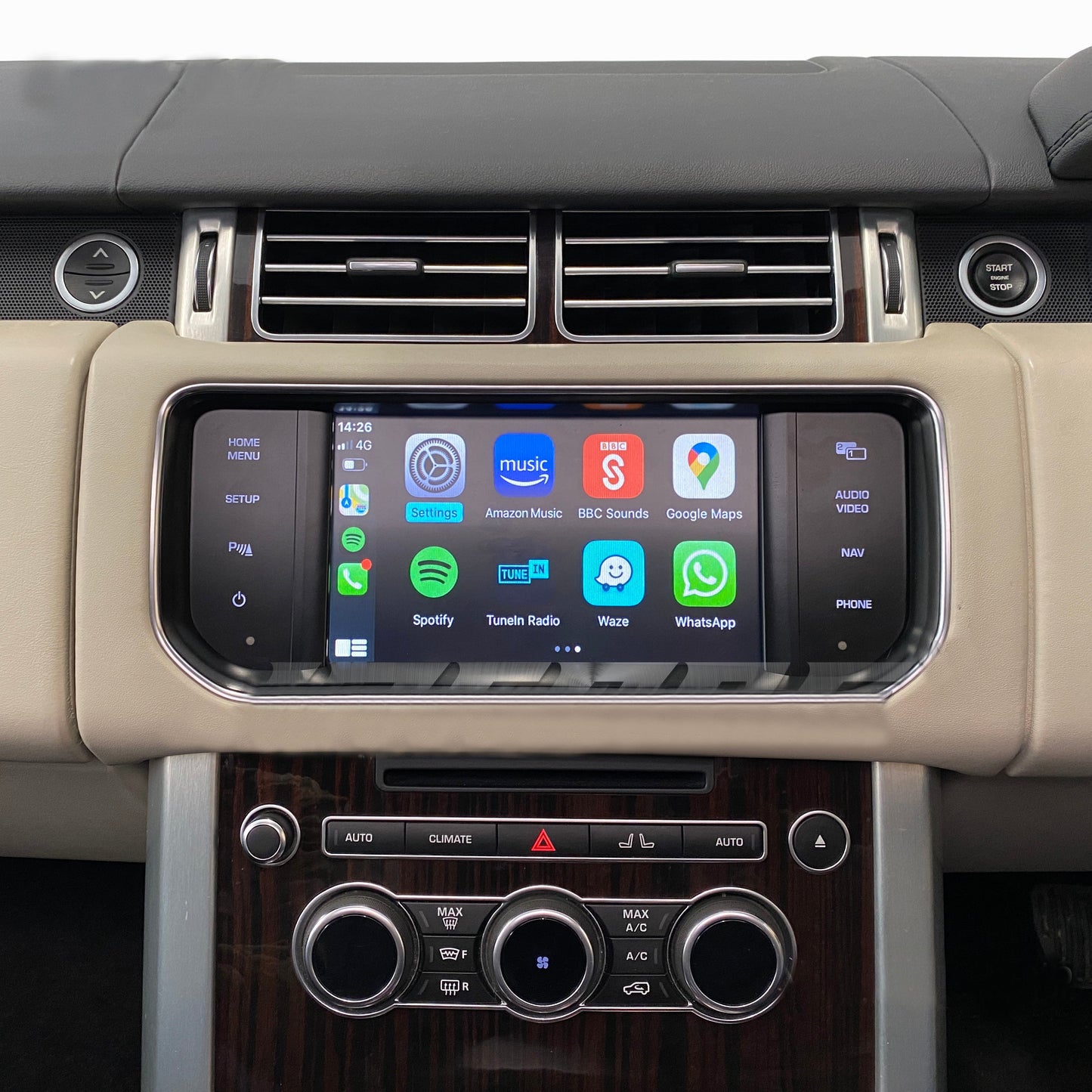 Range Rover Evo 2012-2019 | OEM CarPlay & Android Auto Integration Module Screen