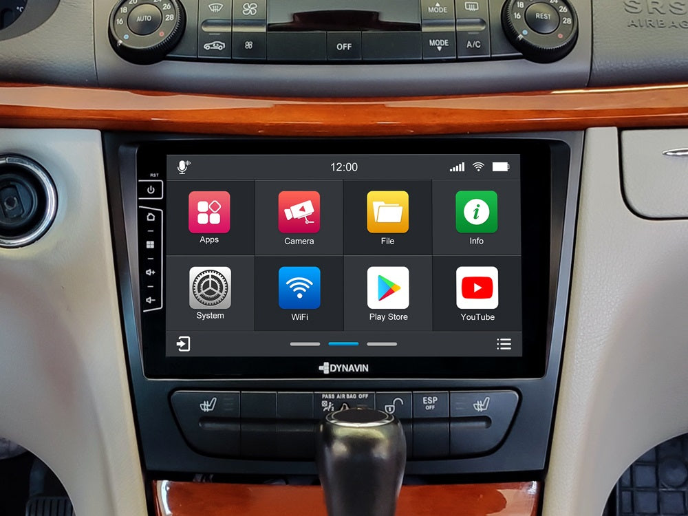 Mercedes E-Class 2003-2008 | OEM CarPlay & Android Auto Integration Module Screen
