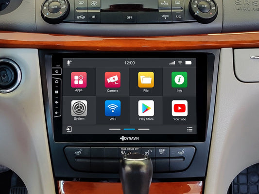 Mercedes E-Class 2003-2008 | OEM CarPlay & Android Auto Integration Module Screen