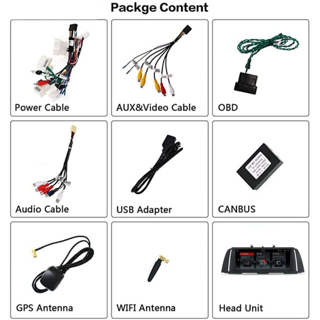 BMW Series 5 2003-2016 | OEM CarPlay & Android Auto Integration Module Screen