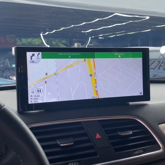 Audi Q3 2013-2018 | OEM CarPlay & Android Auto Integration Module Screen