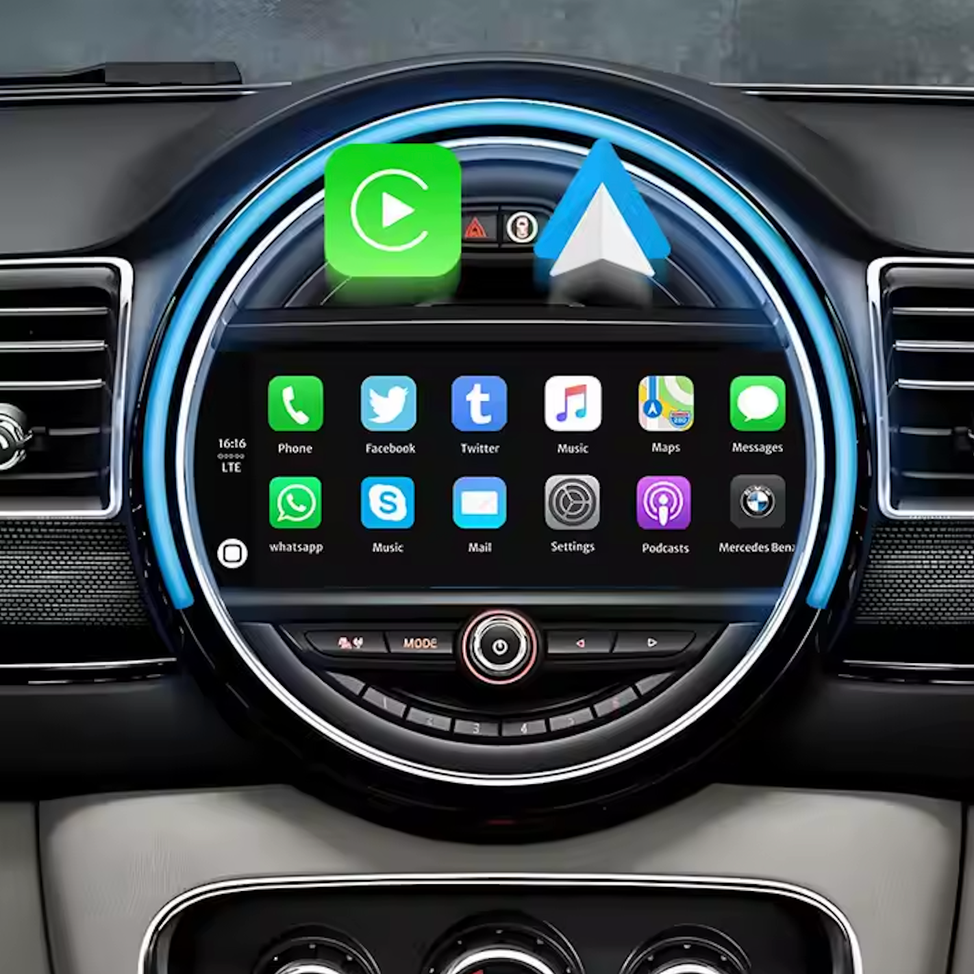 BMW Mini 2009-2012 | OEM CarPlay & Android Auto Integration Module