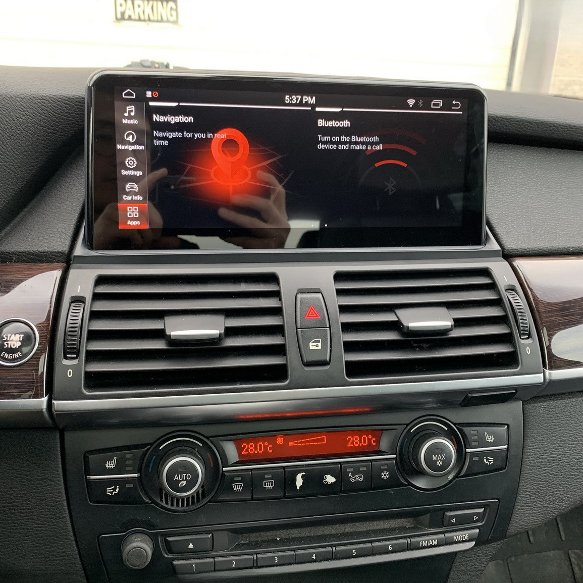 BMW X5 2007-2019 | OEM CarPlay & Android Auto Integration Module Screen