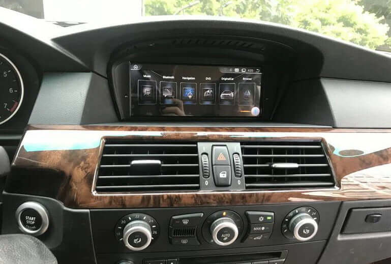 BMW Series 5 2003-2016 | OEM CarPlay & Android Auto Integration Module Screen