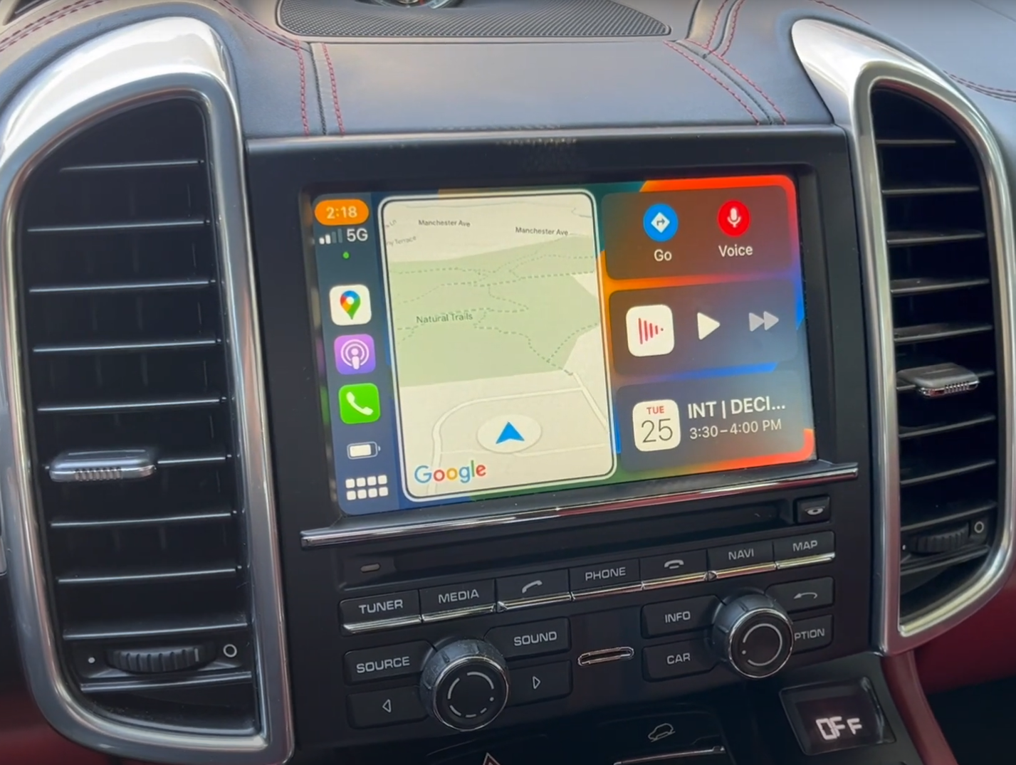 Porsche Cayenne OEM CarPlay & Android Auto Integration Module 2010-2018
