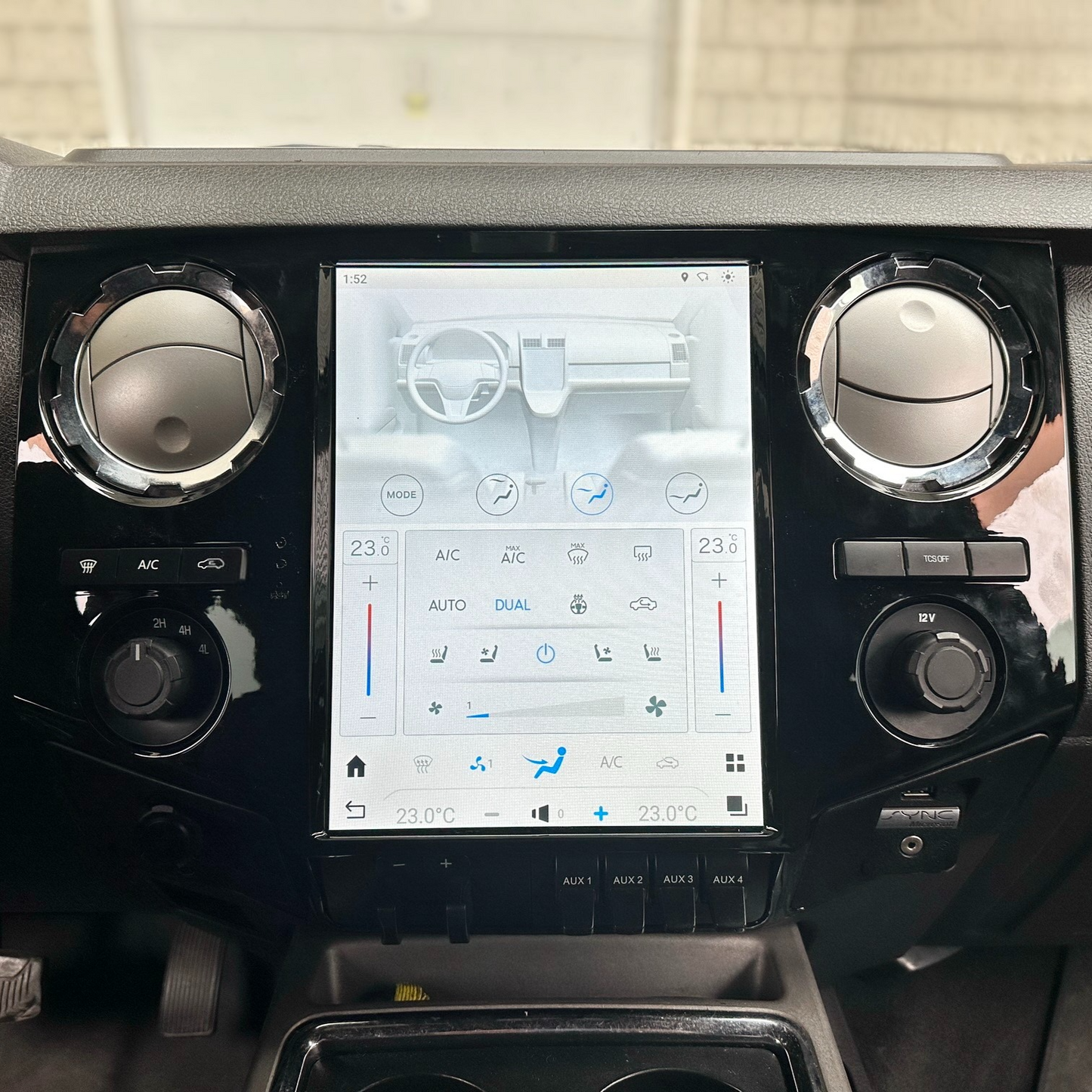 Ford F550 Smart Touchscreen Display Upgrade 2009-2026