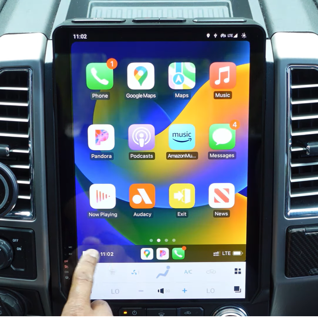 Ford F450 Smart Touchscreen Display Upgrade 2009-2026