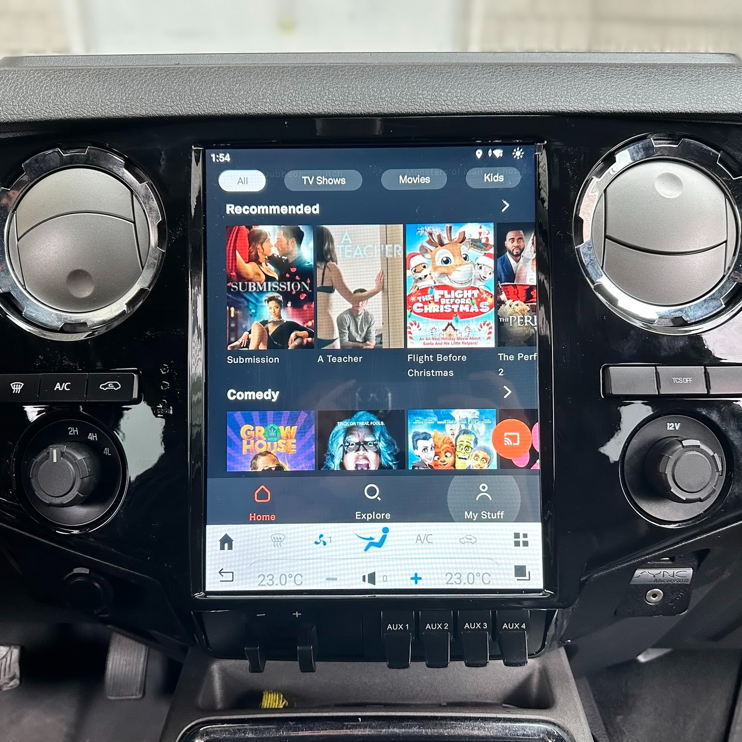 Ford F550 Smart Touchscreen Display Upgrade 2009-2026