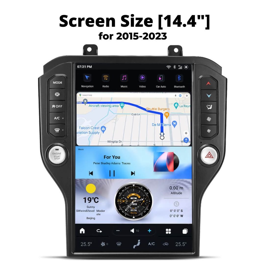 Ford Mustang Smart Touchscreen Display Upgrade 2009-2023