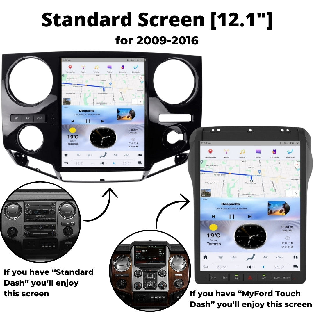 Ford F250 Smart Touchscreen Display Upgrade 2009-2026