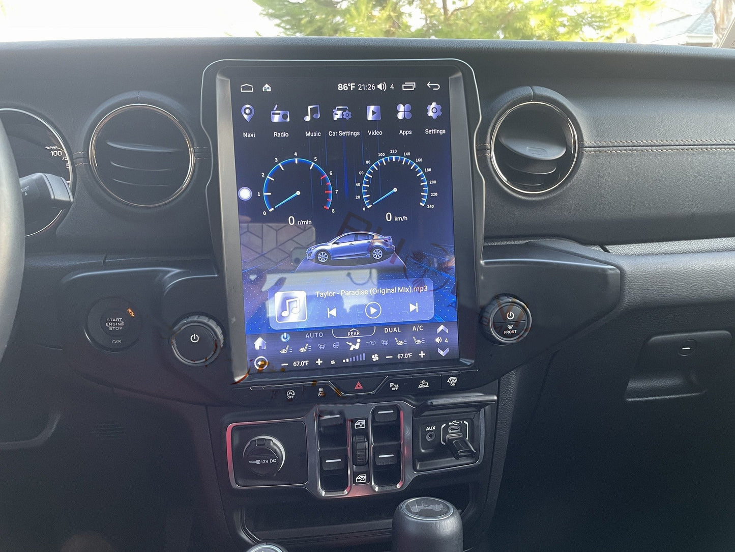 Jeep Gladiator 2020-2021 | Smart Touchscreen Display Upgrade