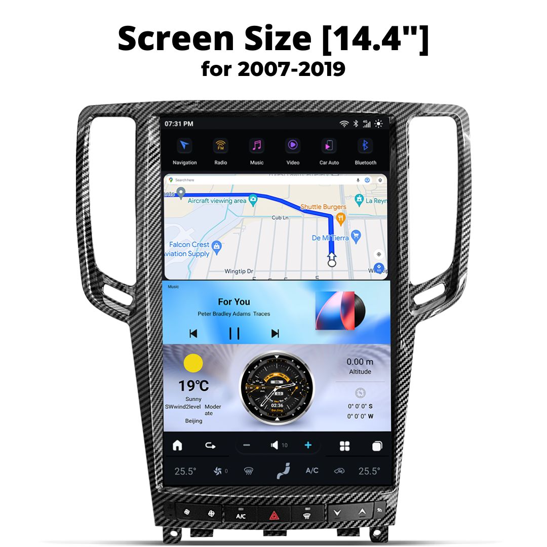Infiniti G35 2007-2019 | Smart Touchscreen Display Upgrade