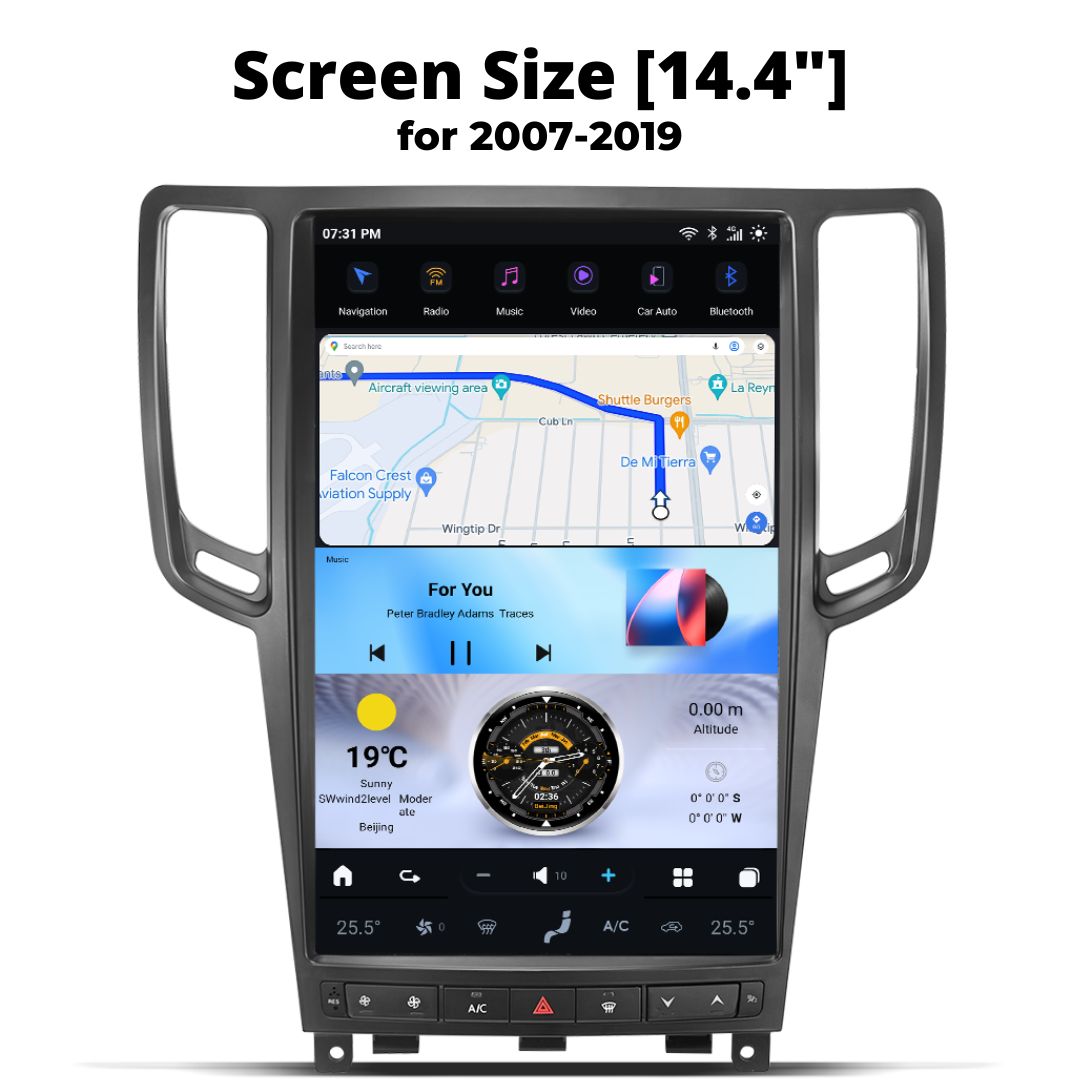 Infiniti G37 2007-2019 | Smart Touchscreen Display Upgrade
