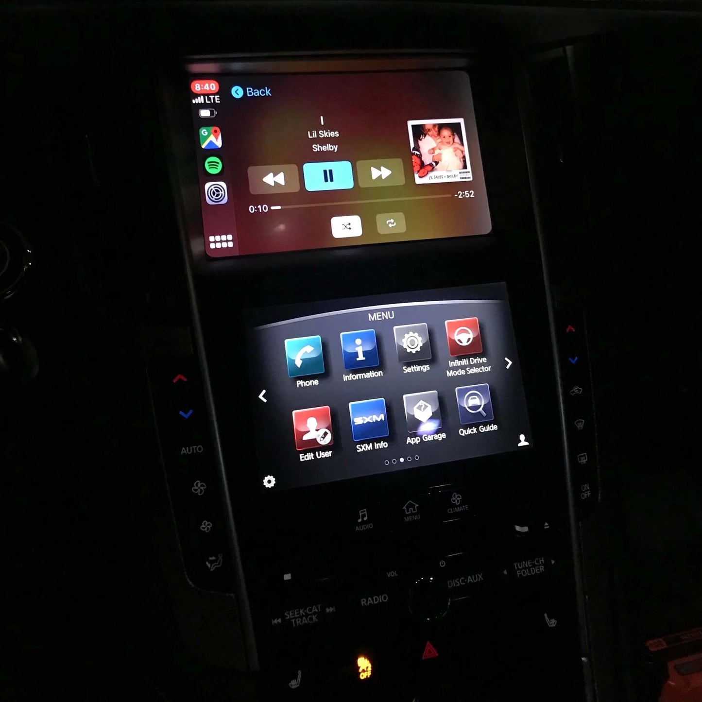 Infiniti Q50 OEM CarPlay & Android Auto Integration Module 2015-2020