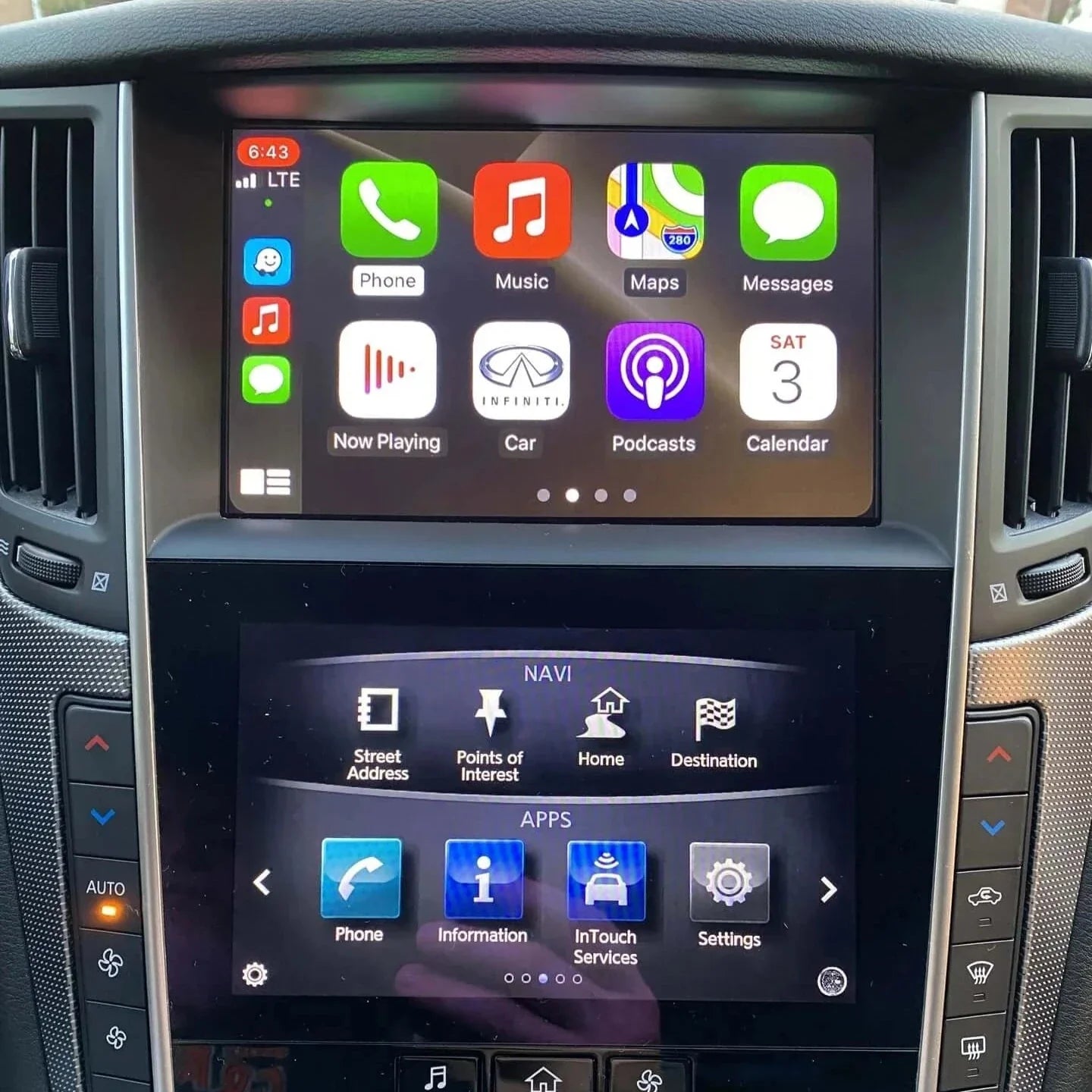 Infiniti Q50 OEM CarPlay & Android Auto Integration Module 2015-2020