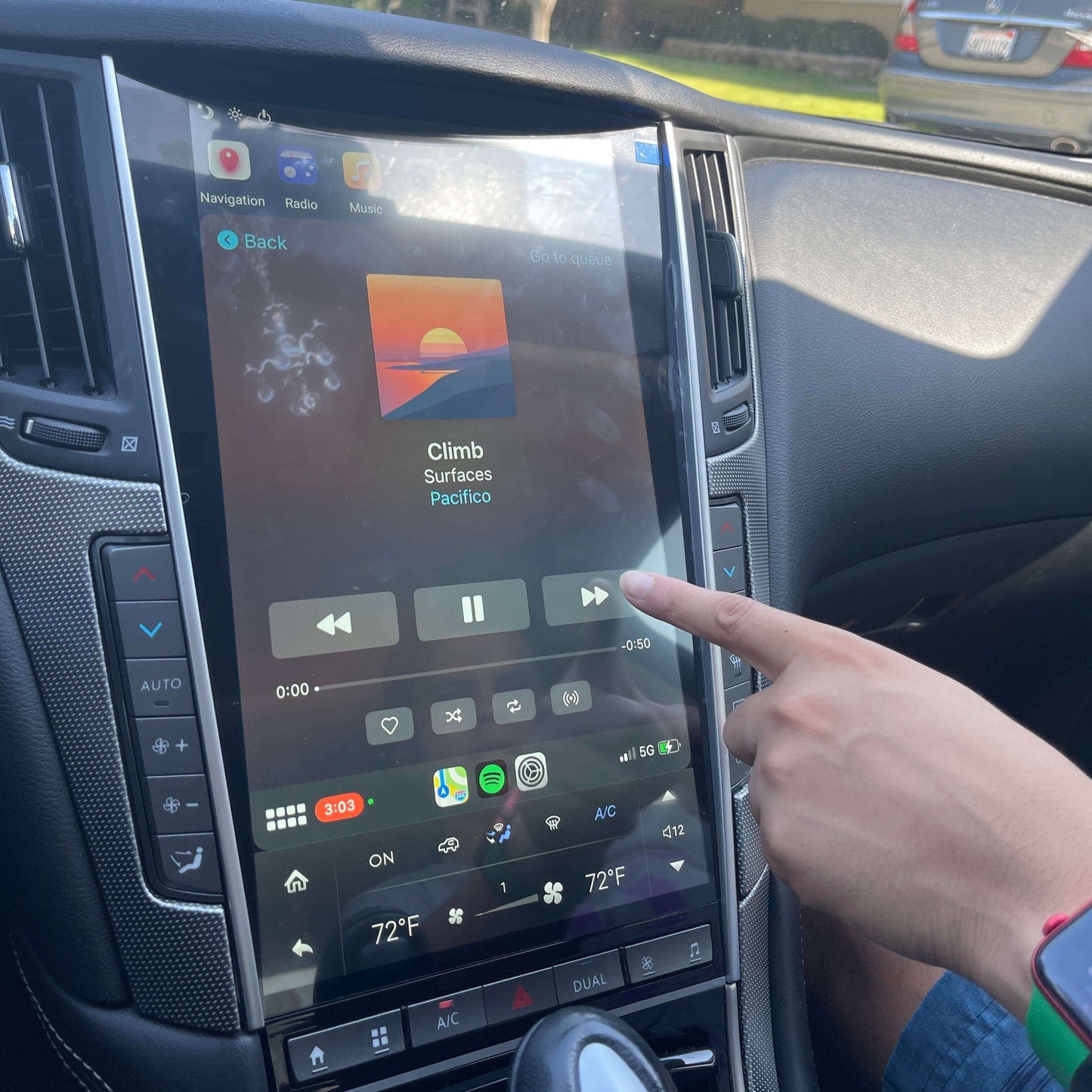 Infiniti Q50 Smart Touchscreen Display Upgrade 2013-2022