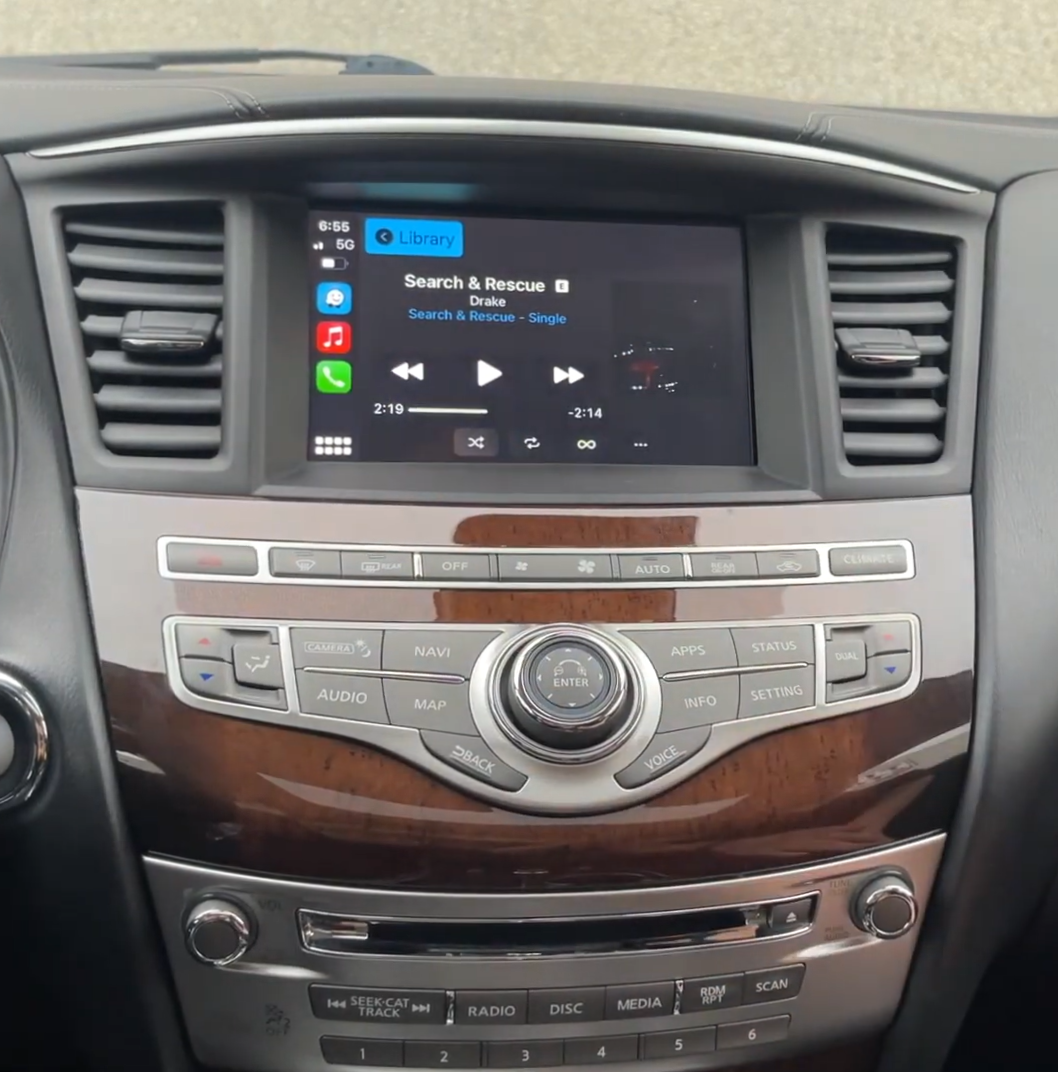 Infiniti QX60 OEM CarPlay & Android Auto Integration Module 2013-2020