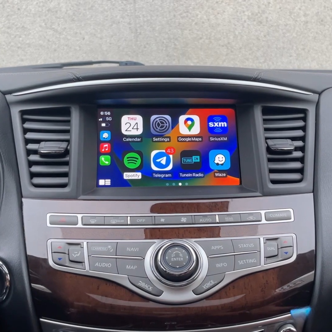 Infiniti QX60 OEM CarPlay & Android Auto Integration Module 2013-2020