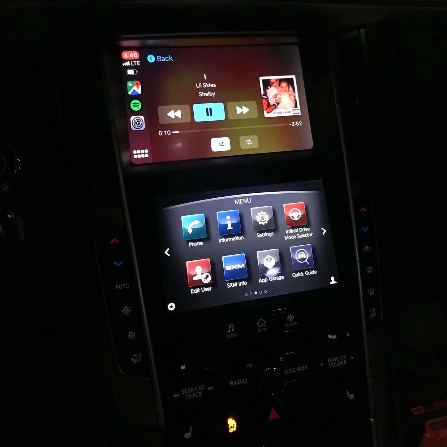 Infiniti Q60 OEM CarPlay & Android Auto Integration Module 2013-2020