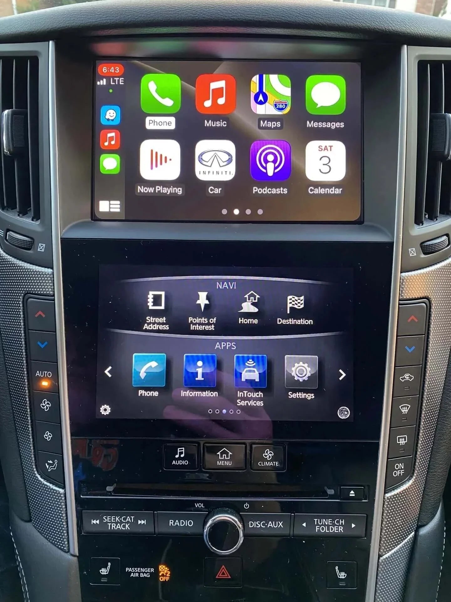 Infiniti Q60 OEM CarPlay & Android Auto Integration Module 2013-2020