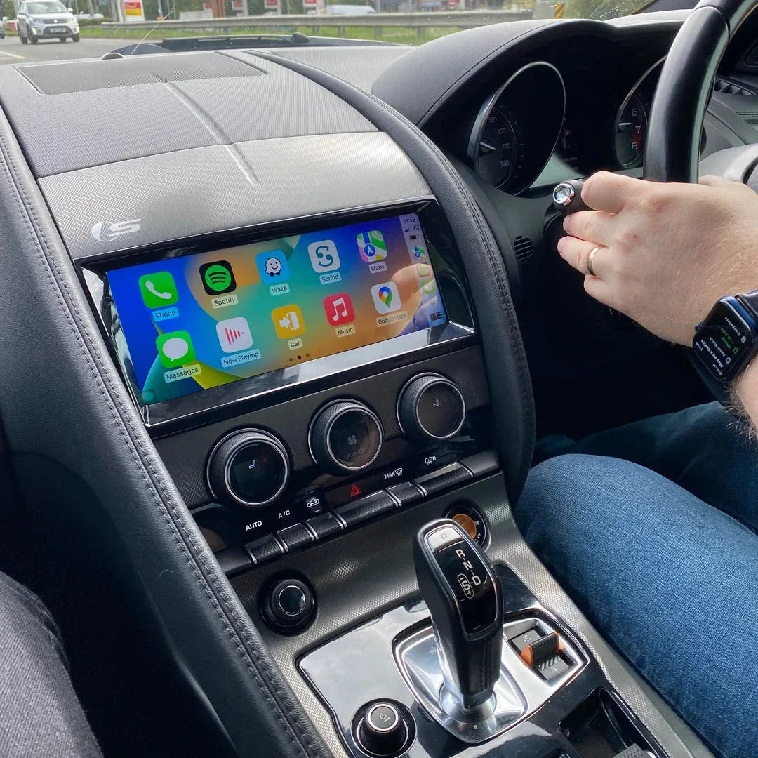 Jaguar F-Type 2013-2022 | OEM CarPlay & Android Auto Integration Module Screen