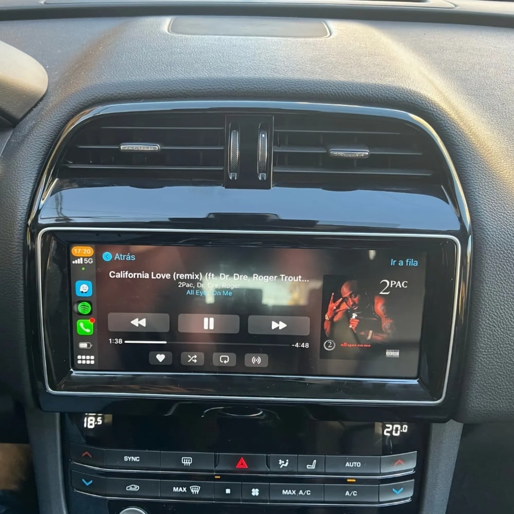 Jaguar F-Pace 2016-2019 | OEM CarPlay & Android Auto Integration Module Screen