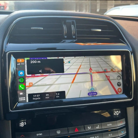 Jaguar F-Pace 2016-2019 | OEM CarPlay & Android Auto Integration Module Screen