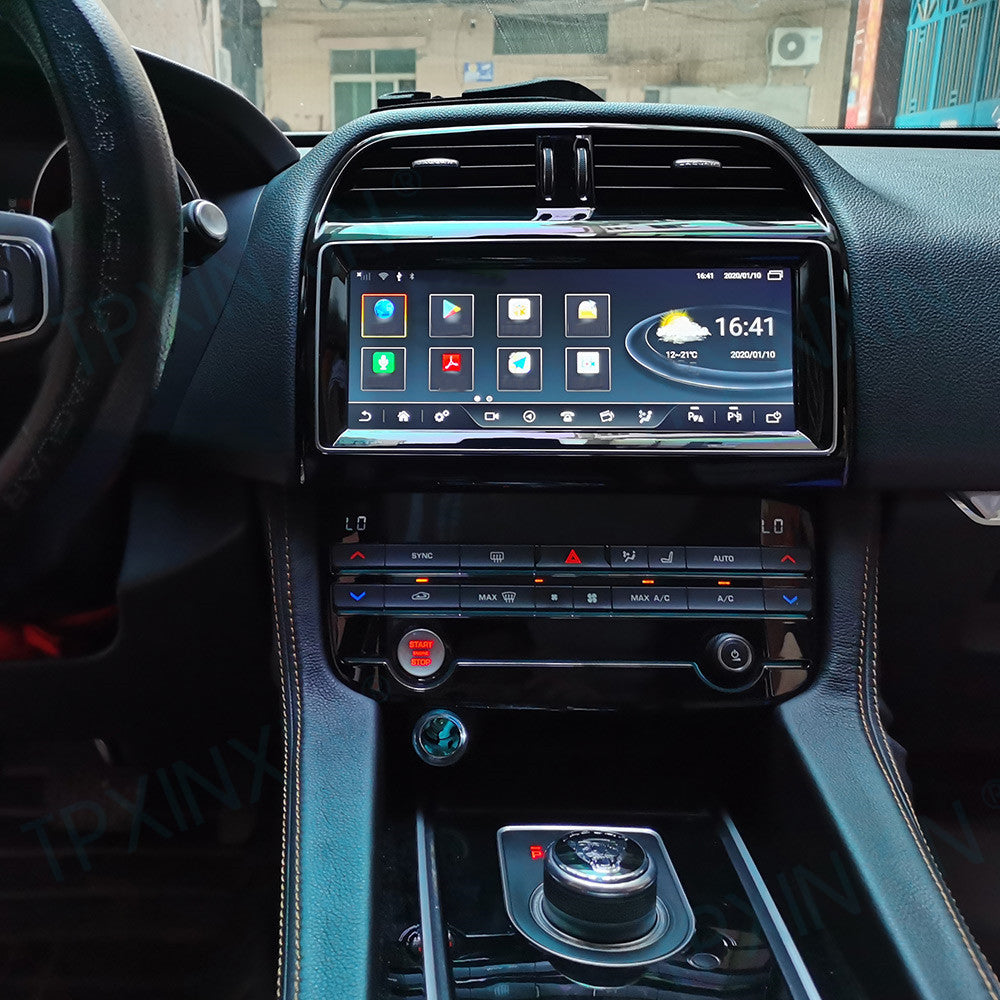 Jaguar F-Pace 2016-2019 | OEM CarPlay & Android Auto Integration Module Screen