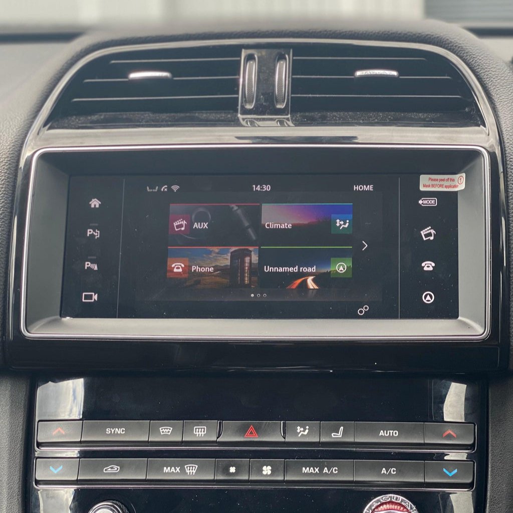 Jaguar F-Pace 2016-2019 | OEM CarPlay & Android Auto Integration Module Screen