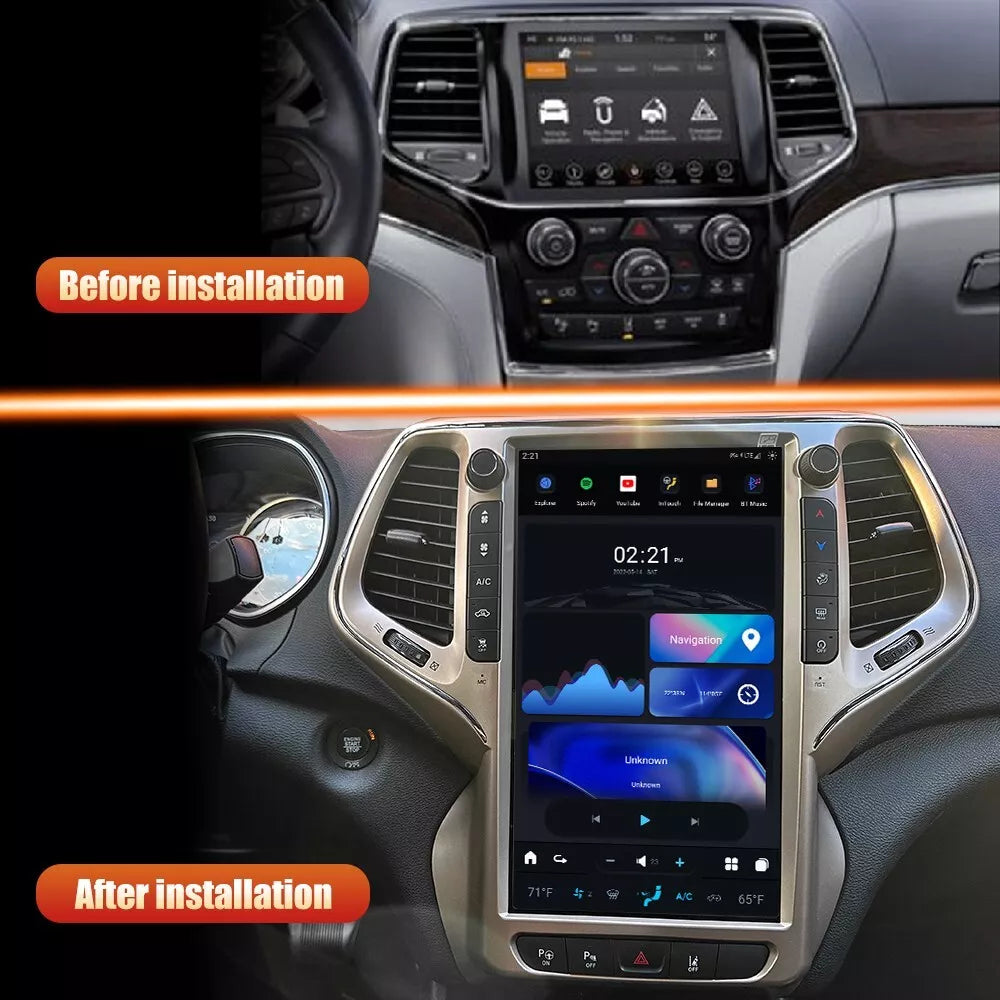 Jeep Cherokee 2014-2020 | Smart Touchscreen Display Upgrade