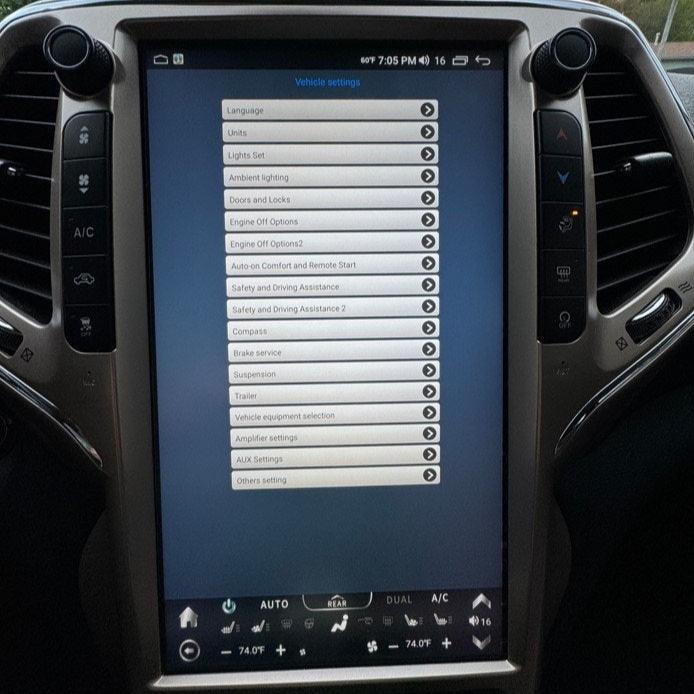 Jeep Cherokee 2014-2020 | Smart Touchscreen Display Upgrade