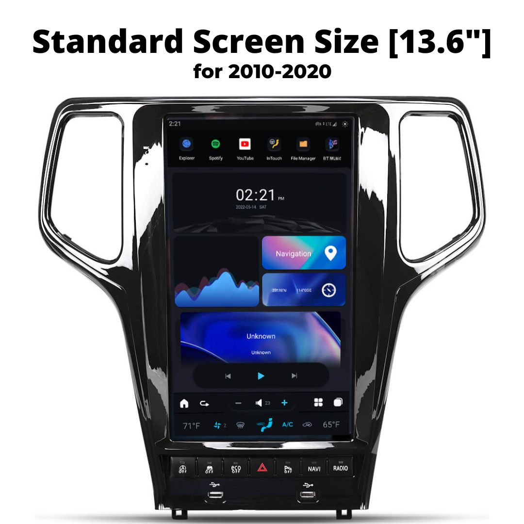 Jeep Grand Cherokee Smart Touchscreen Display Upgrade 2010-2021