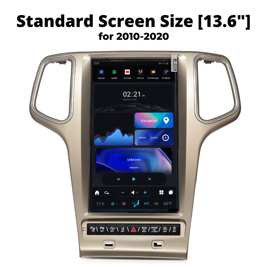 Jeep Grand Cherokee Smart Touchscreen Display Upgrade 2010-2021