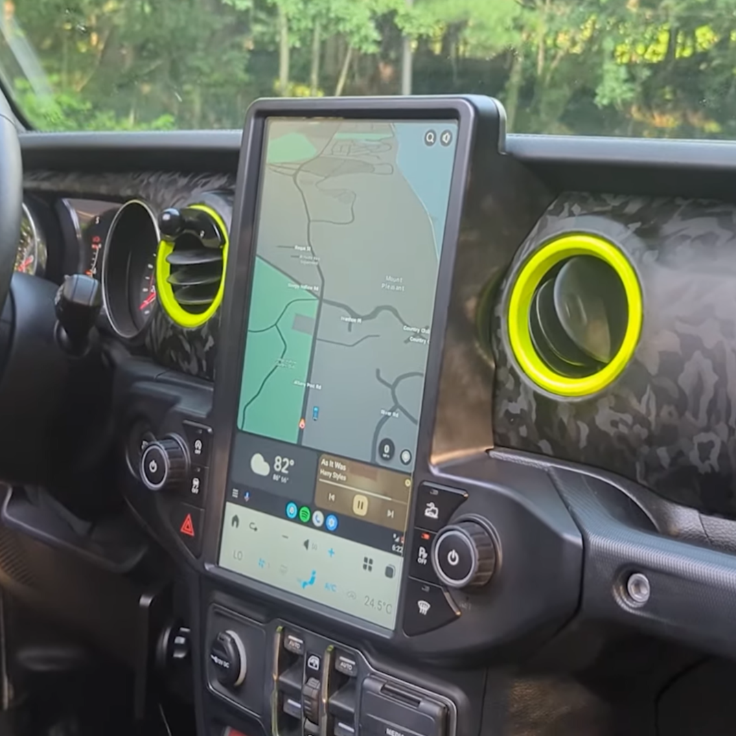Jeep Wrangler Smart Touchscreen Display Upgrade 2018-2023