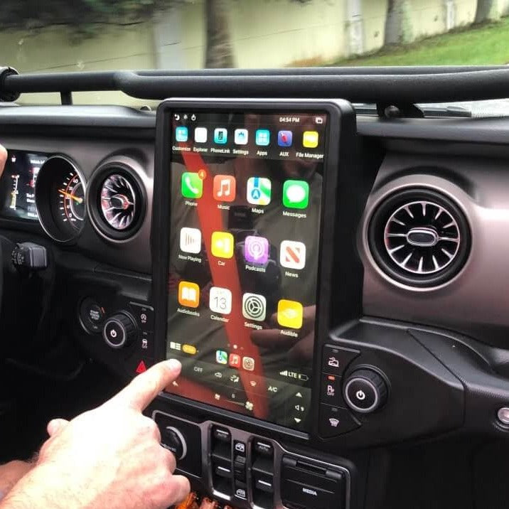 Jeep Wrangler Smart Touchscreen Display Upgrade 2018-2023