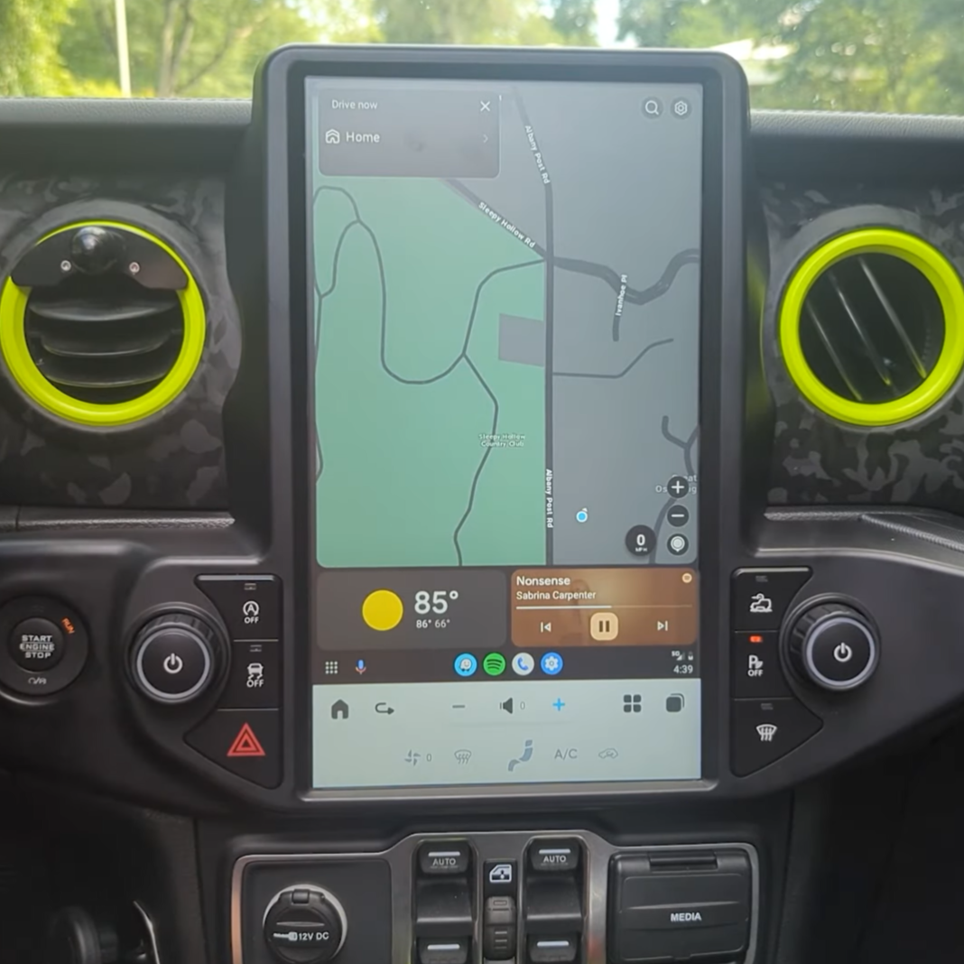 Jeep Wrangler Smart Touchscreen Display Upgrade 2018-2023