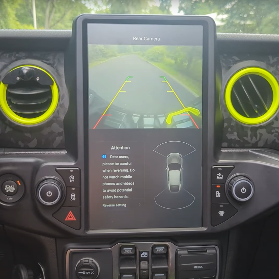 Jeep Wrangler Smart Touchscreen Display Upgrade 2018-2023