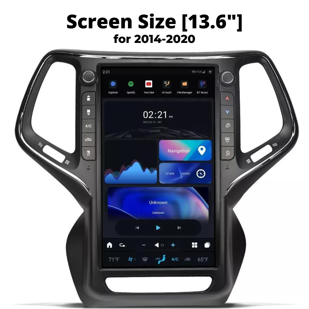 Jeep Cherokee 2014-2020 | Smart Touchscreen Display Upgrade