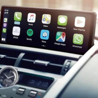 Lexus NX 2015 - 2021 | OEM CarPlay & Android Auto Integration Module Screen