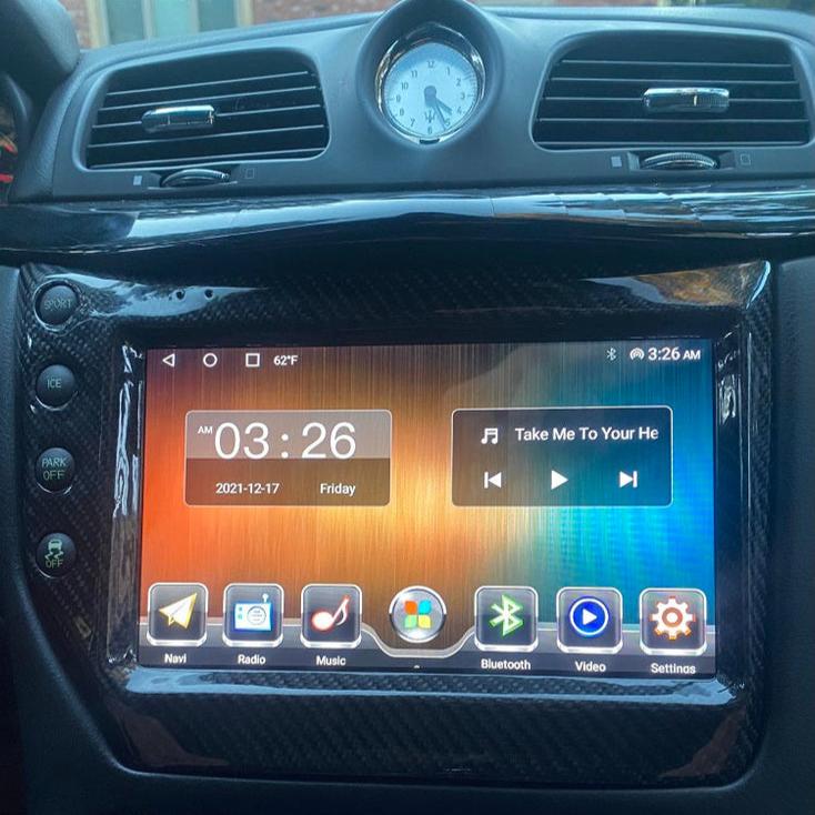 Maserati Granturismo 2007-2017 | OEM CarPlay & Android Auto Integration Module Screen