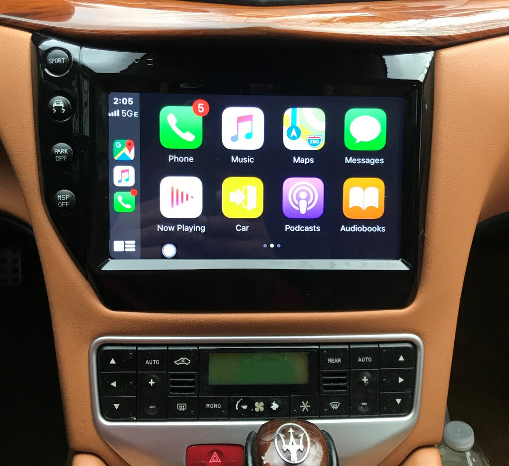 Maserati Granturismo 2007-2017 | OEM CarPlay & Android Auto Integration Module Screen