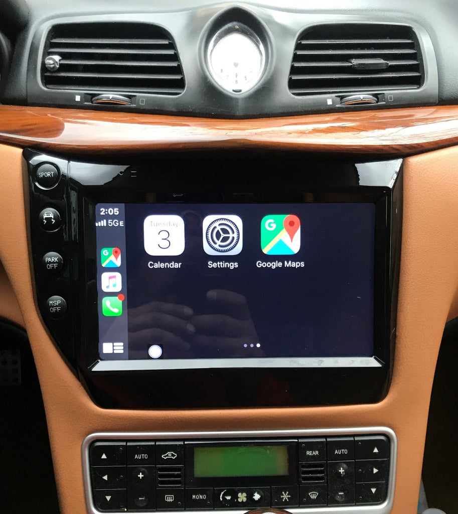 Maserati Granturismo 2007-2017 | OEM CarPlay & Android Auto Integration Module Screen