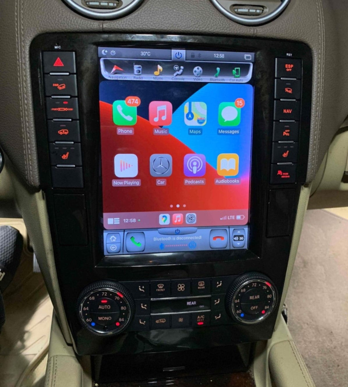 Mercedes GL 2005-2015 | Smart Touchscreen Display Upgrade