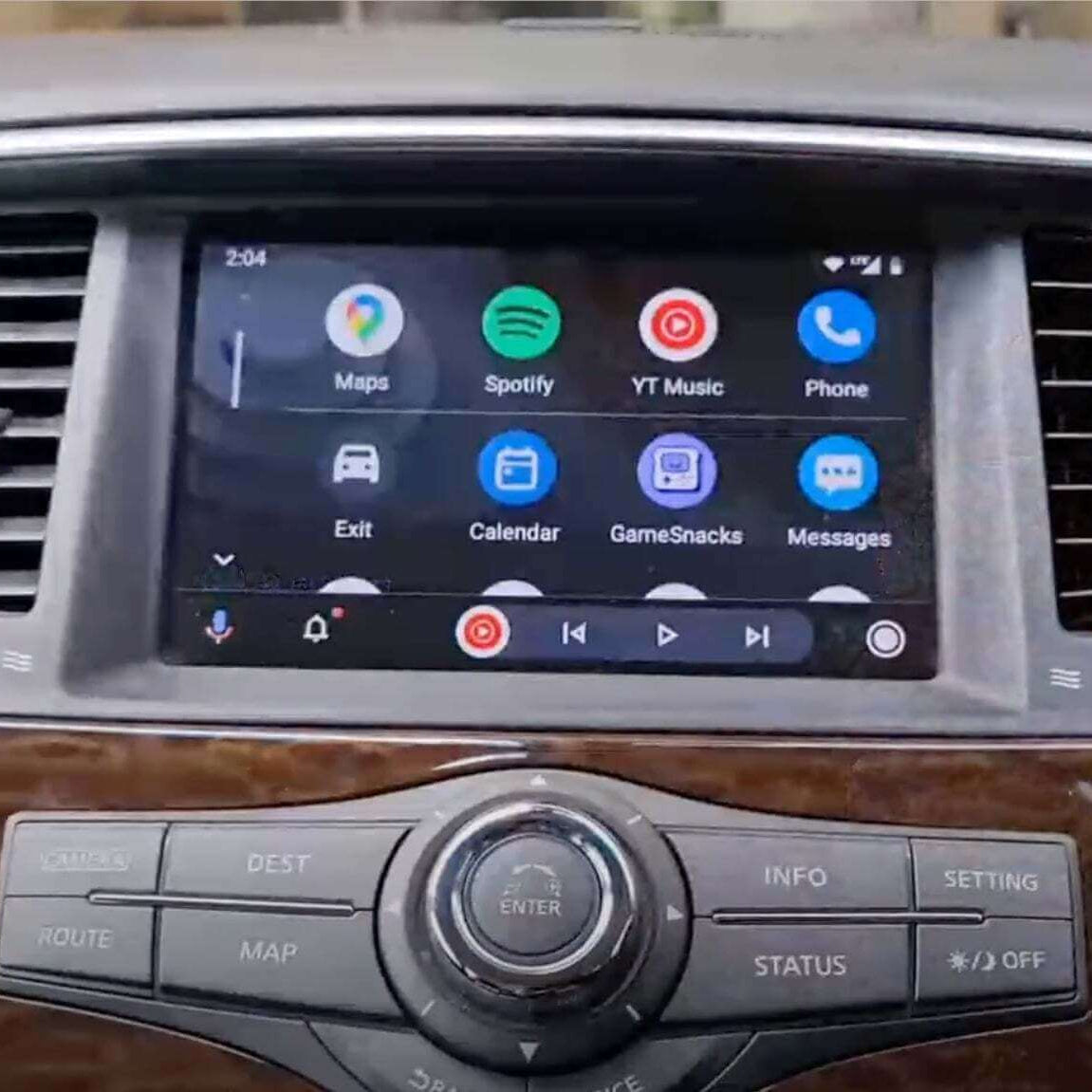 Nissan Patrol 2012-2021 | OEM CarPlay & Android Auto Integration Module