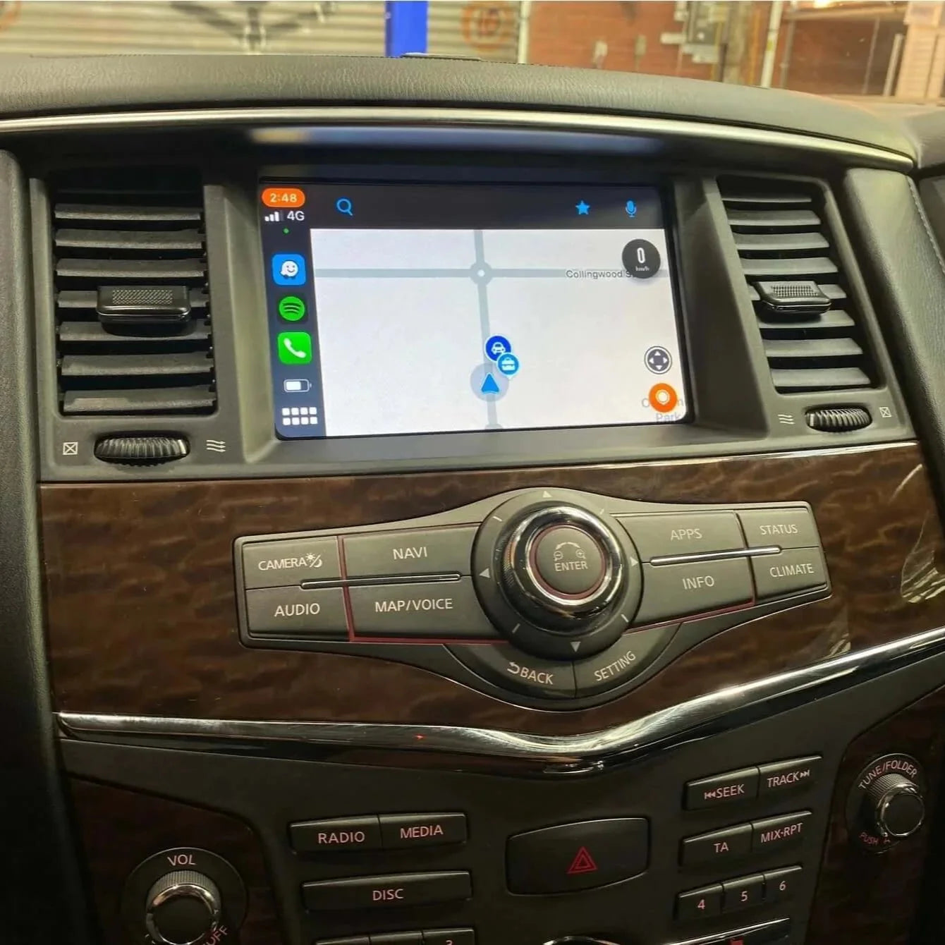 Nissan Patrol 2012-2021 | OEM CarPlay & Android Auto Integration Module
