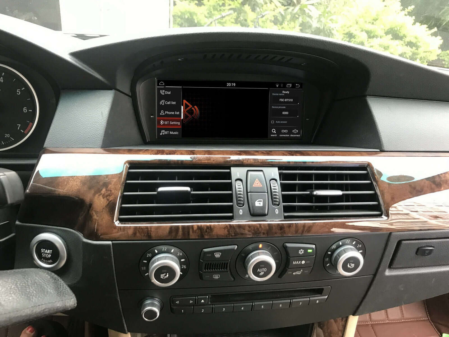 BMW Series 5 2003-2016 | OEM CarPlay & Android Auto Integration Module Screen